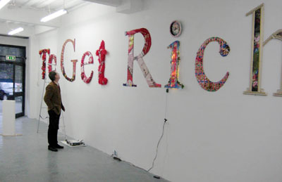 Ben Sloat: Package from China, installation shot, 2010; courtesy the artist