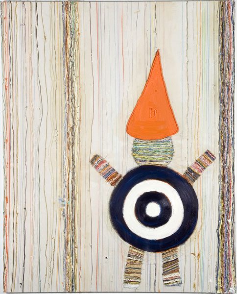 Emma Roche: Dumb like a Painter, 2009, oil, crayon and pencil on cotton over board