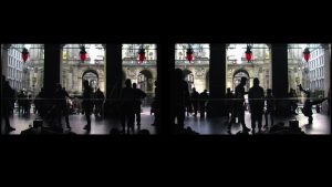 Stephen Gunning, video still from Rites of Winter, a single channel projection, 2014/15, filmed at the Opera National de Lyon, France. Total Duration 10 min, courtesy of the artist.