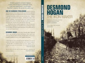Book jacket of Desmond Hogan’s The Ikon Maker, courtesy of Lilliput Press.