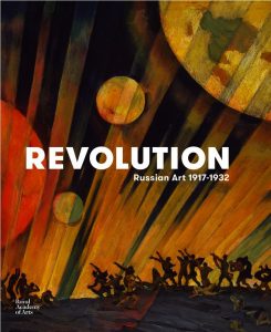 Poster of ‘Revolution: Russian Art 1917-1932’ at the Royal Academy, London.