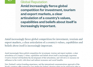 Screenshot of the Global Reputation page on the Creative Ireland website taken on 12 October 2017. It has been amended since.