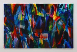 Jan Pleitner, Untitled, 2018, oil on canvas, 180 x 280 cm : 70.9 x 110.2 in