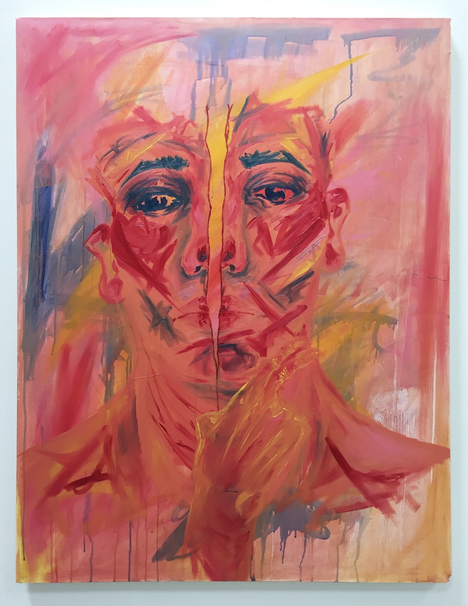 Anna Gormley, Pulse, 2018, oil on canvas, image courtesy of the writer.