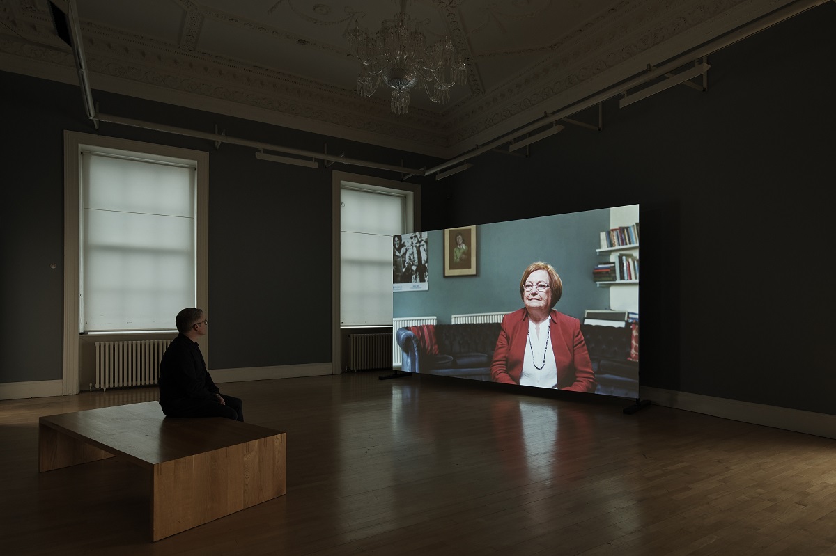 Amanda Dunsmore, Mairead Corrigan Maguire, 2017; installation view, Dublin City Gallery The Hugh Lane; photograph by Ros Kavanagh.