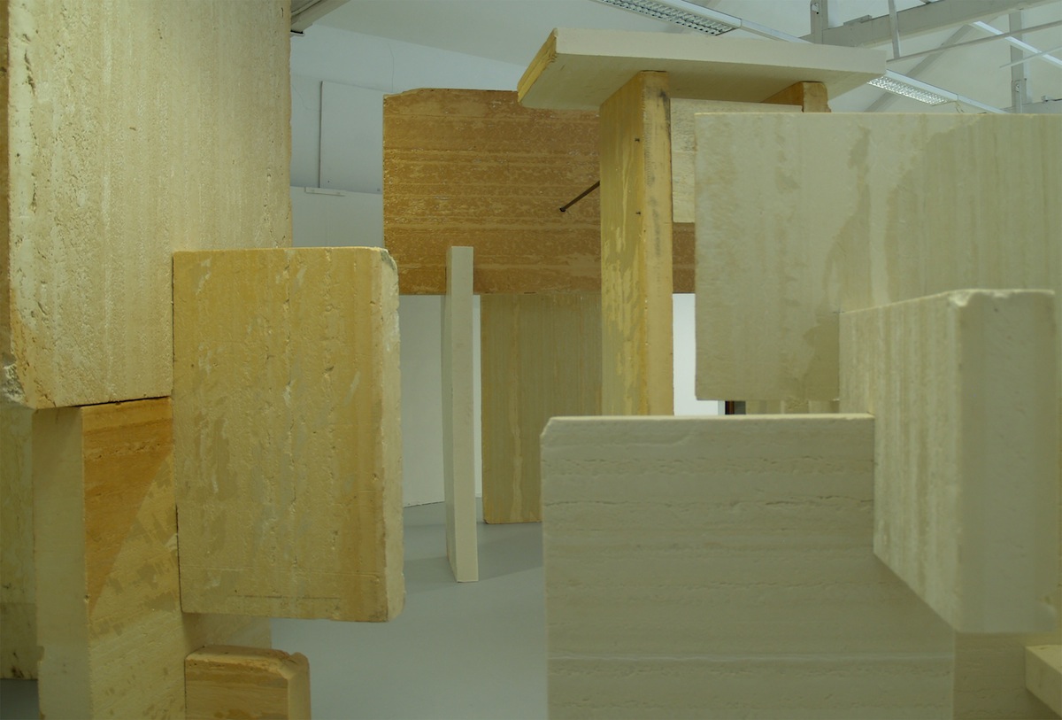 Joseph Fogarty’s Untitled ( referencing Morris et al and other 60s works) installation view.