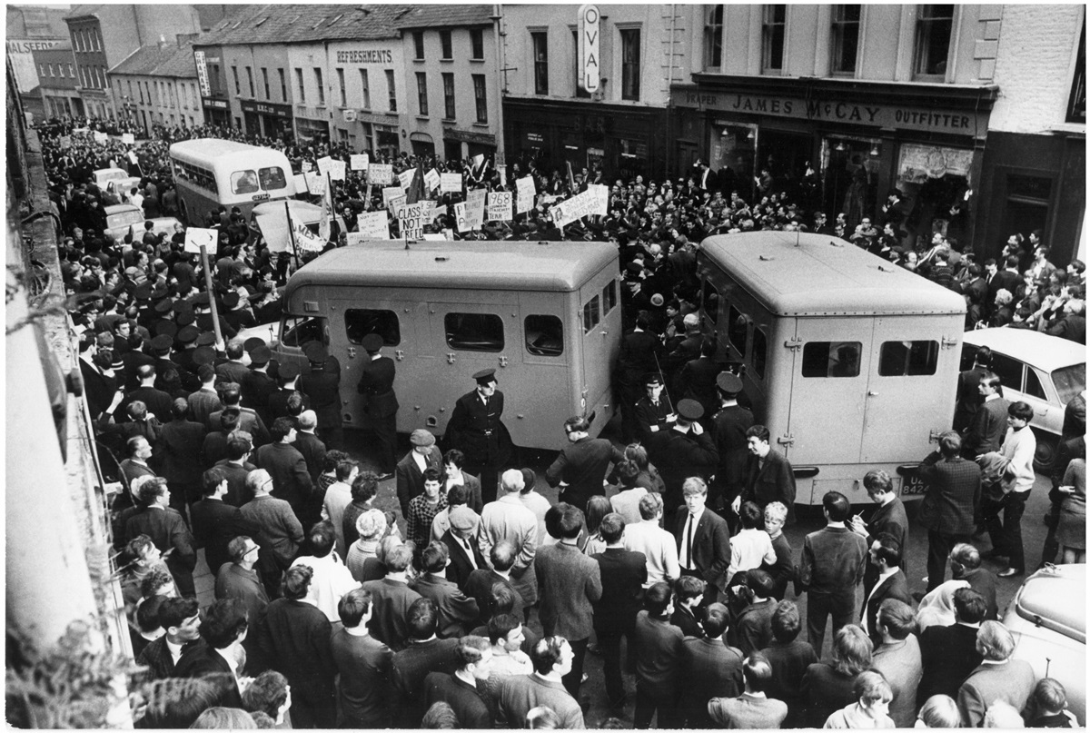 Londonderry demonstration - clash between Catholics and Protestants byTony McGrath 6 Oct 1968 © Guardian Newspaper