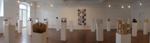 Design & Research at Garter Lane Arts Centre, installation view. Photography by the writer.
