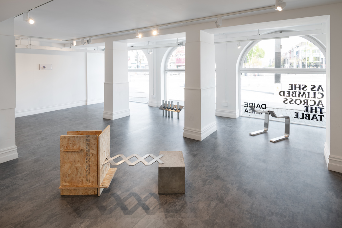 Daire O’Shea, As She Climbed Across The Table, installation view. Photography: Jed Niezgoda