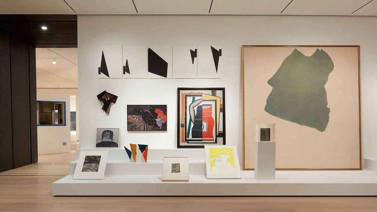 Installation view of Artist’s Choice: Amy Sillman—The Shape of Shape, on view at The Museum of Modern Art, New York from October 21, 2019, through April 12, 2020. © 2019 The Museum of Modern Art. Photo: Heidi Bohnenkamp